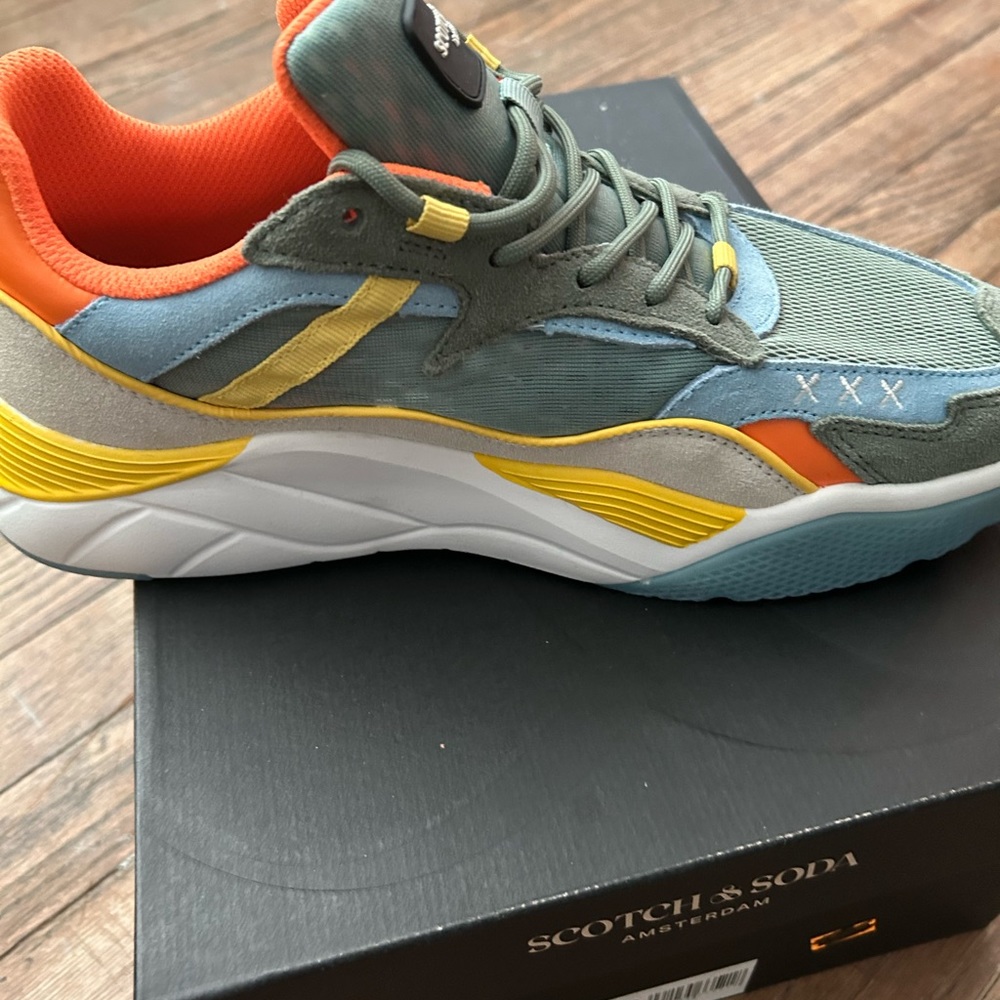 2 pair of brand new scotch & soda sneakers size 10 men’s $125 both or $75 each